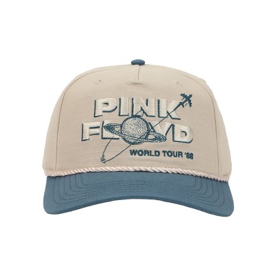 Pink Floyd Saturn Plane Gray Retro Grandpa Rope Hat
