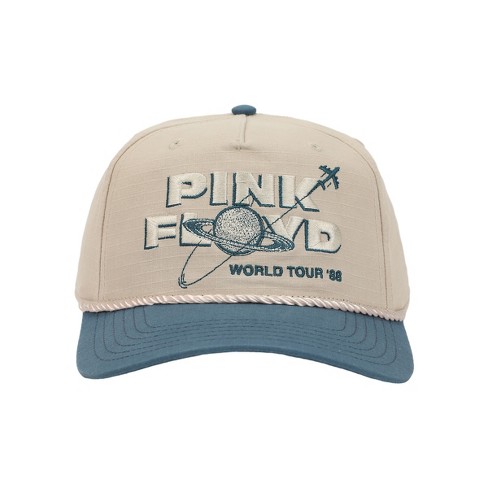 Pink Floyd Saturn Plane Gray Retro Grandpa Rope Hat - image 1 of 4