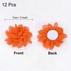 Unique Bargains Durable Versatile Chiffon  Artificial Flowers for Graduation Headbands 12 Pcs - 2 of 4
