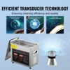 VEVOR Ultrasonic Cleaner with Digital Timer & Heater, Professional Ultra Sonic Jewelry Cleaner, Stainless Steel Heated Cleaning Machine, Silver - 4 of 4