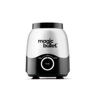Magic Bullet Silver Countertop Blender with 48oz Pitcher and 20oz Cup