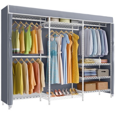 Vipek V5c Plus Covered Clothes Rack Portable Wardrobe Closet With Cover ...