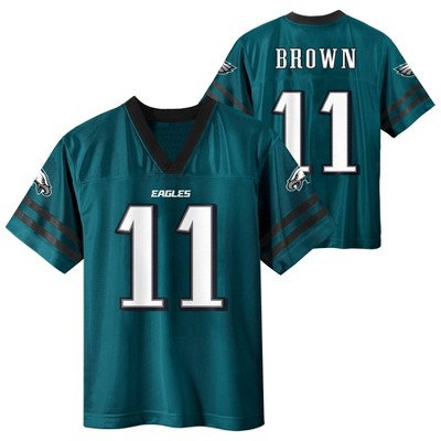 NFL Philadelphia Eagles Boys' Short Sleeve A. J. Brown Jersey