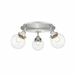 Innovations Lighting Beacon 3 - Light Flush Mount in  Satin Nickel - 1 of 1