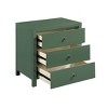 PAGED Wooden Nightstand with 2 Drawers and Open Shelf, Modern Side Table, Bedside Storage Cabinet for Bedroom, Living Room - 4 of 4
