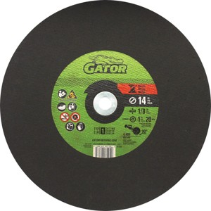 Gator Blade  14 In. x 1/8 In. x 1 In. Metal Cut-Off Wheel 9766 - 1 of 2