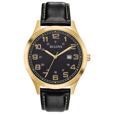 Bulova Men's Classic Easy Read 3-Hand Date Quartz Watch 41mm