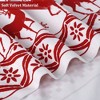 Christmas Tree and Deer Design Xmas Curtains Velvet Room Darkening Window Drapes - 3 of 4
