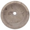 vidaXL Sink Gray 15.7 in.x5.9 in. Marble - 4 of 4