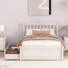 Whisen Modern Design Wooden Twin Size Platform Bed Frame with 2 Drawers/ Trundle - 4 of 4
