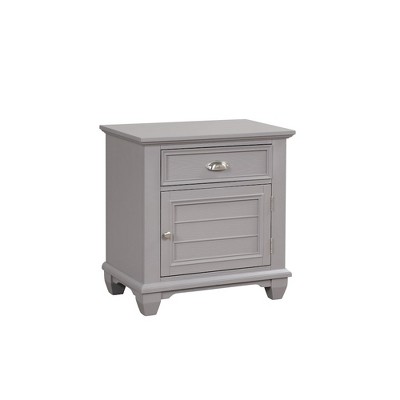 New Classic Furniture,Jamestown Wood 1-Drawer Nightstand, Gray