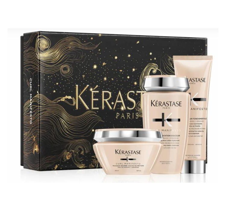 Kerastase Curl Manifesto Masque Shampoo 250ml & Hair Mask 200ml & Hair Cream 150ml Gift Set, 1 of 1