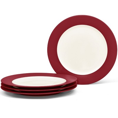 Noritake Colorwave Set of 4 Rim Dinner Plates