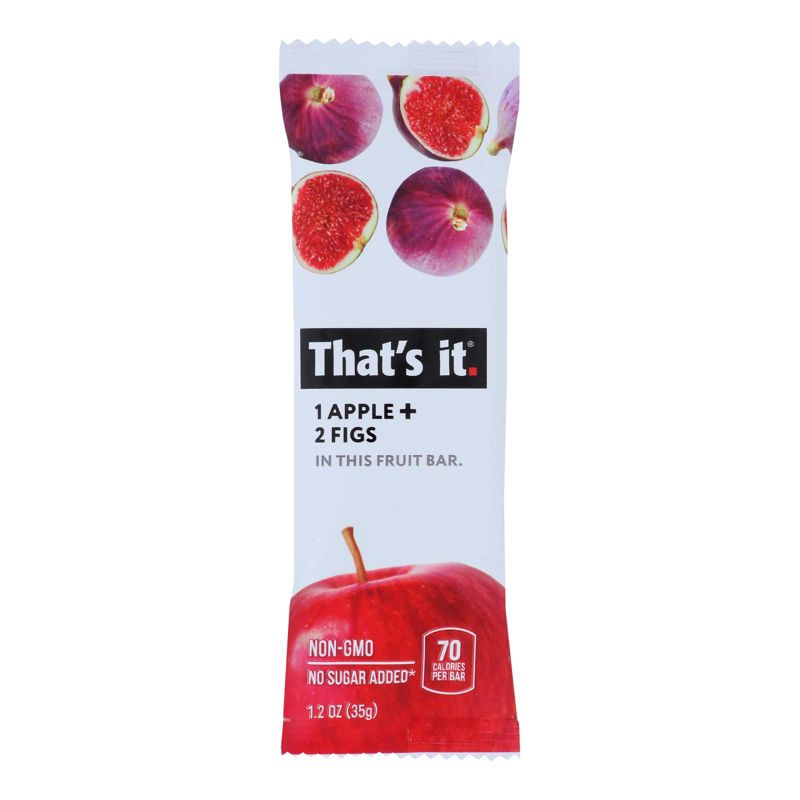 That's It Apple and Fig Fruit Bar - 12 bars, 1.2 oz, 2 of 5