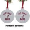Fordham University Rams Logo Aluminum Holiday Christmas Tree Ornament - 2 of 4