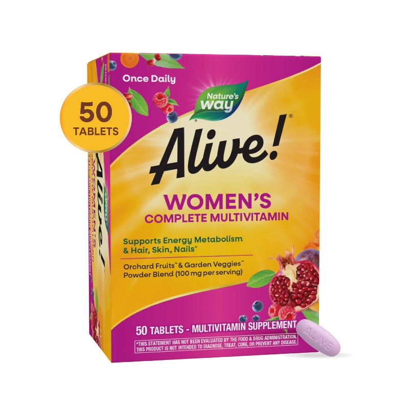Nature&#39;s Way Alive! Women&#39;s Complete Multivitamin Tablets - 50ct, 3 of 12