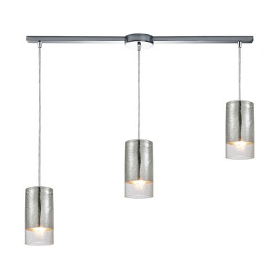 Elk Home Tallula 3 - Light Chandelier in  Polished Chrome