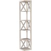 Kings Brand Furniture - Corner Unit 5 Tier Bookshelf/Bookcase Display Stand - 3 of 4