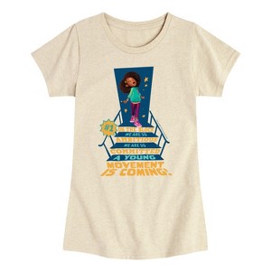 Girls' - Karma's World - Number One On The Block Fitted Short Sleeve Graphic T-Shirt - 1 of 3