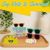4E's Novelty 6 Pcs Summer Wooden Signs Rustic Hello Summer Wood Sign Set for Wooden Sunshine Table Decor - 2 of 4