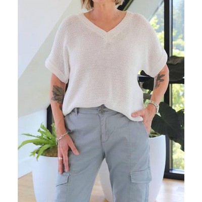 Women's Elodie Short Sleeve Pullover - Stitches & Stripes