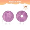 Unique Bargains Round Loose Rubber Beads Craft Smooth Ball Small Hole for DIY Crafts 50 Pcs - 3 of 4