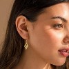Gold Dangle Earrings for Women, 14K Gold Plated LightweightTeardrop Drop Earrings, Trendy Leverback Minimalist Jewelry for - 2 of 4