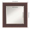 Amanti Art Moab Brown Bronze Beveled Framed Bathroom Vanity Wall Mirror - 3 of 4