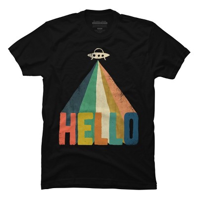 Men's Design By Humans Friendly martian By radiomode T-Shirt
