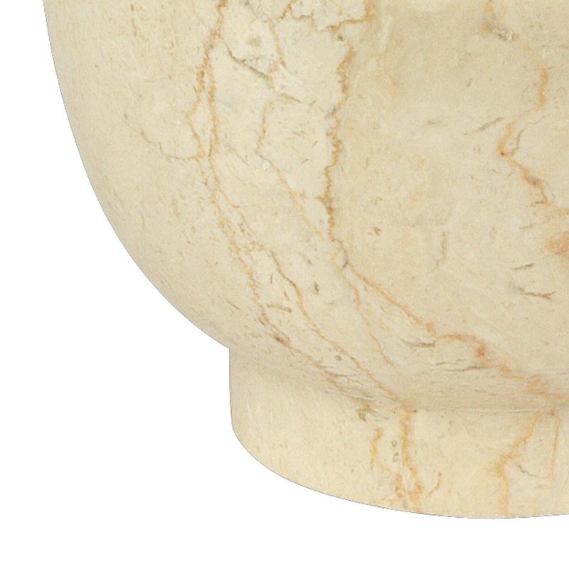 Cilio, Marble Mortar and Pestle, 4" round x 2.25" deep, 4 of 5