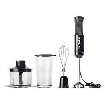 Hamilton Beach 4-in-1 Electric Immersion Hand Blender with Handheld  Blending Stick, Whisk + 3-Cup Food & Vegetable Chopper Bowl, 2-Speeds, 225  Watts