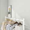 Garment Rack Freestanding Hanger Multi-functional Single pole Bedroom Clothing Rack Bedroom, White - 4 of 4