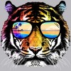 Men's Design By Humans Summer Tiger By clingcling Tank Top - 2 of 2