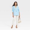 Women's Relaxed Fit Essential Blazer - A New Day™ Blue - image 3 of 3