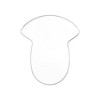 Unique Bargains Pastry Cutter Christmas Hat-Shaped Dishwasher Safe Stainless Steel Silver Tone 1Pcs - 4 of 4