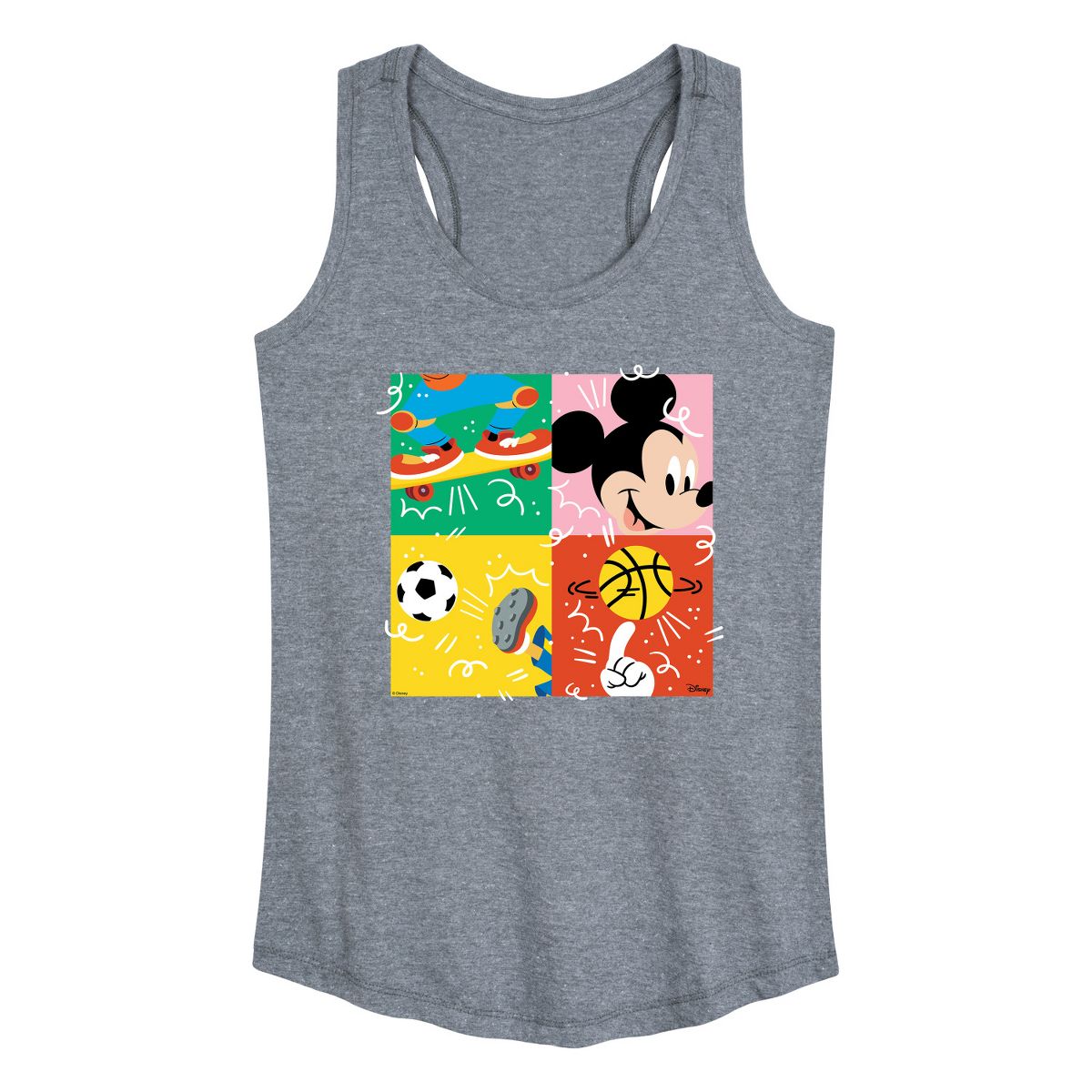 Women's - Disney - Sports Grid Graphic Racerback Tank - thumbnail 7