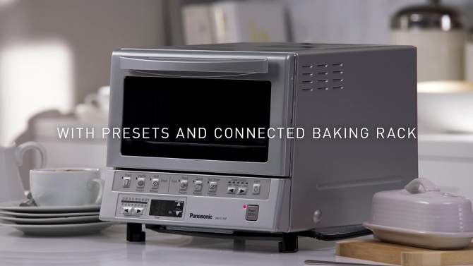 Panasonic Flash Express Toaster Oven - Silver NB-G110P, 2 of 6, play video