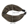 Unique Bargains Women's Satin Twist Headband Hairband 1.2" Wide - 4 of 4