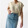 Women's Sweater Vest - OLIVACEOUS - 2 of 4