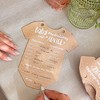 Kate Aspen Baby Shower Prediction Advice Card Keepsake Book - Kraft Onesie Shape (Set of 50) | 28643NA - 3 of 4