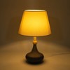 YIYIBYUS Vintage Farmhouse Table Lamps for Living Room Bedroom Traditional Bedside Nightstand Lamp With Linen Shade - 3 of 4