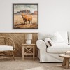 Stupell Industries Cow Of The Desert Floating Frame Canvas Art - 3 of 4