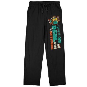 Minions Feed Me Or Deal With The Attitude Women’s Black Sleep Pajama Pants - 1 of 4