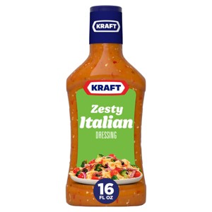 Kraft Zesty Italian Salad Dressing - 16fl oz - 1 of 4