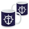 University of Portland Pilots Logo Ceramic Coffee Mug Novelty Gift Mugs for Coffee Tea and Hot Drinks 11oz White - 2 of 4