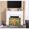 Chloe Lighting Myrtle Tiffany-Style 3pcs Folding Victorian Fireplace Screen 44x28 - 3 of 3