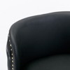 GDFStudio Temple Faux Leather Upholstered Swivel Adjustable Height Bar Stool with Tufted Back (Set of 2) - 4 of 4