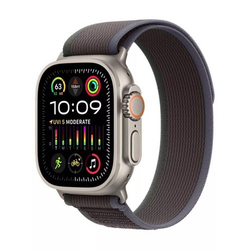 Refurbished Apple Watch Ultra 2 Gps Cellular 49mm Titanium Case With Blue black Trail Loop S m 2023 2nd Generation target Certified Refurbished Target