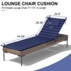 Crestlive Products Outdoor Portable Egg Rolls Chaise Lounge Cushion - 3 of 4