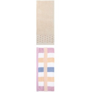 REGALWOVEN Soft Cotton Bathroom Hand Towel Set for Home Decor 14" x 30"/13" x 29" 2 Pcs - 1 of 4